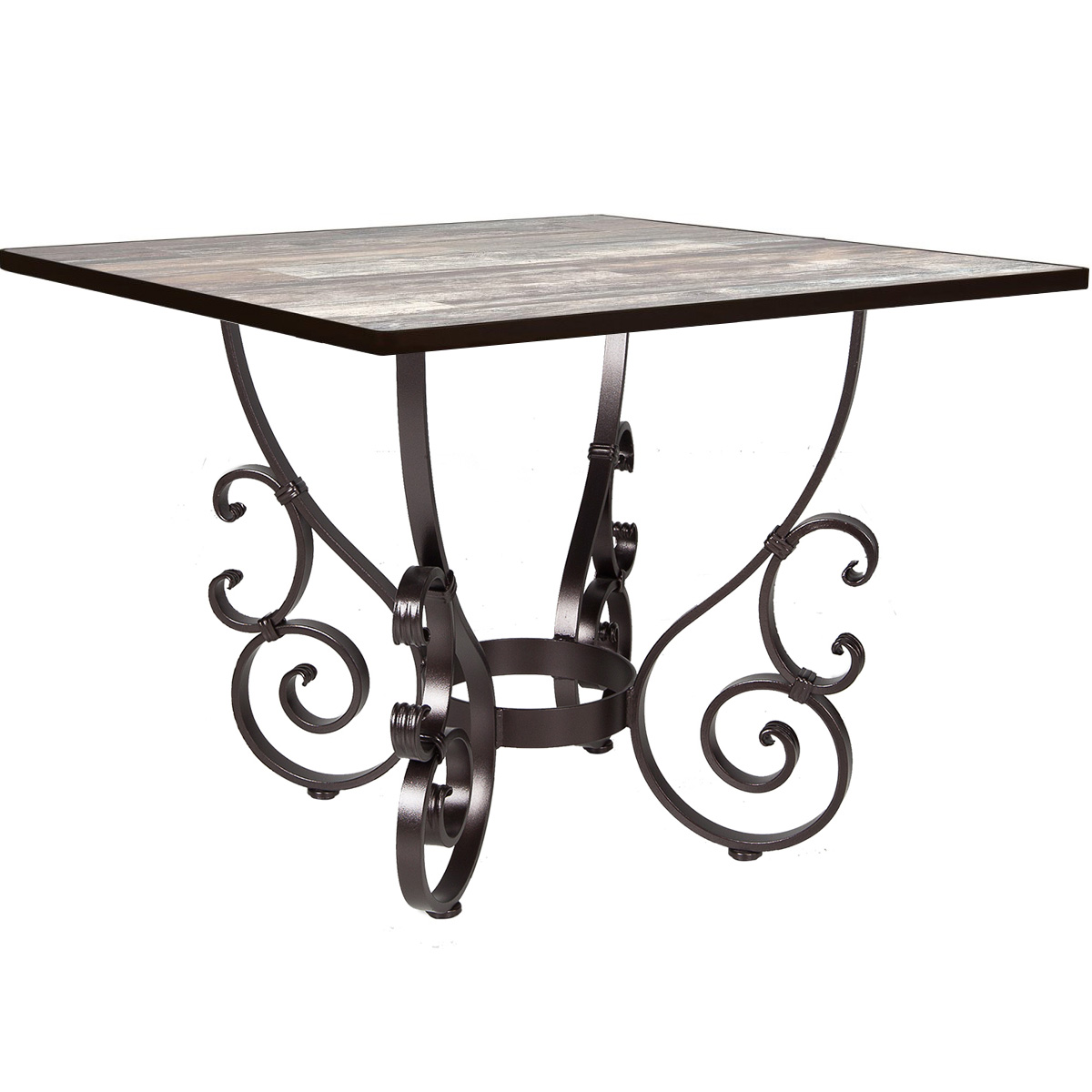 OW Lee 42" Square Dining Table with San Cristobal Base - 6-DT03_42SQ