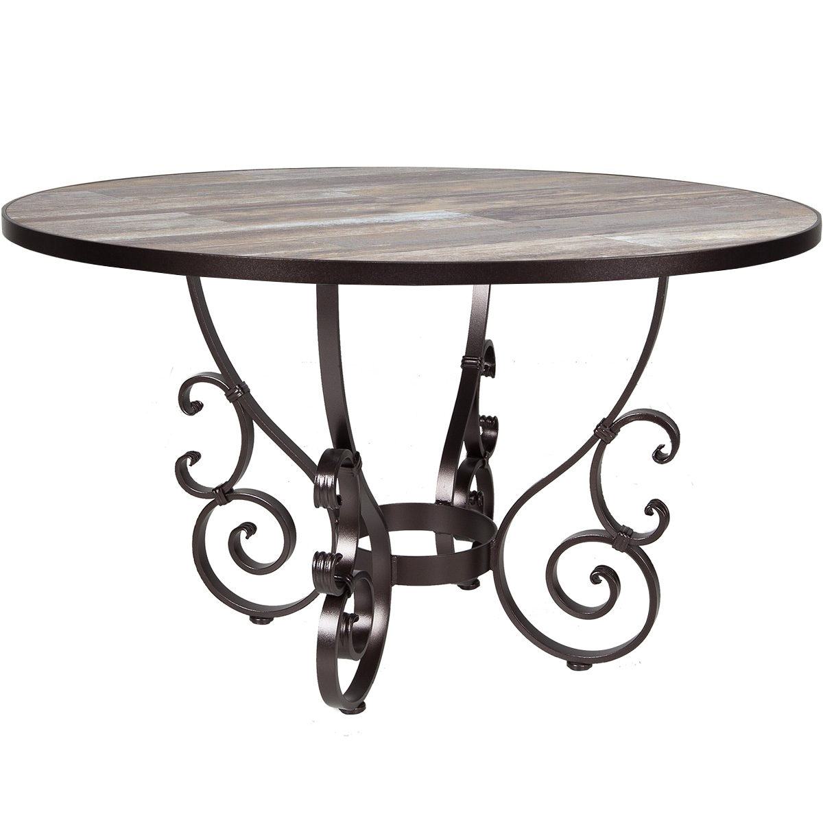 OW Lee 54" Round Dining Table with San Cristobal Base - 6-DT03_54RD