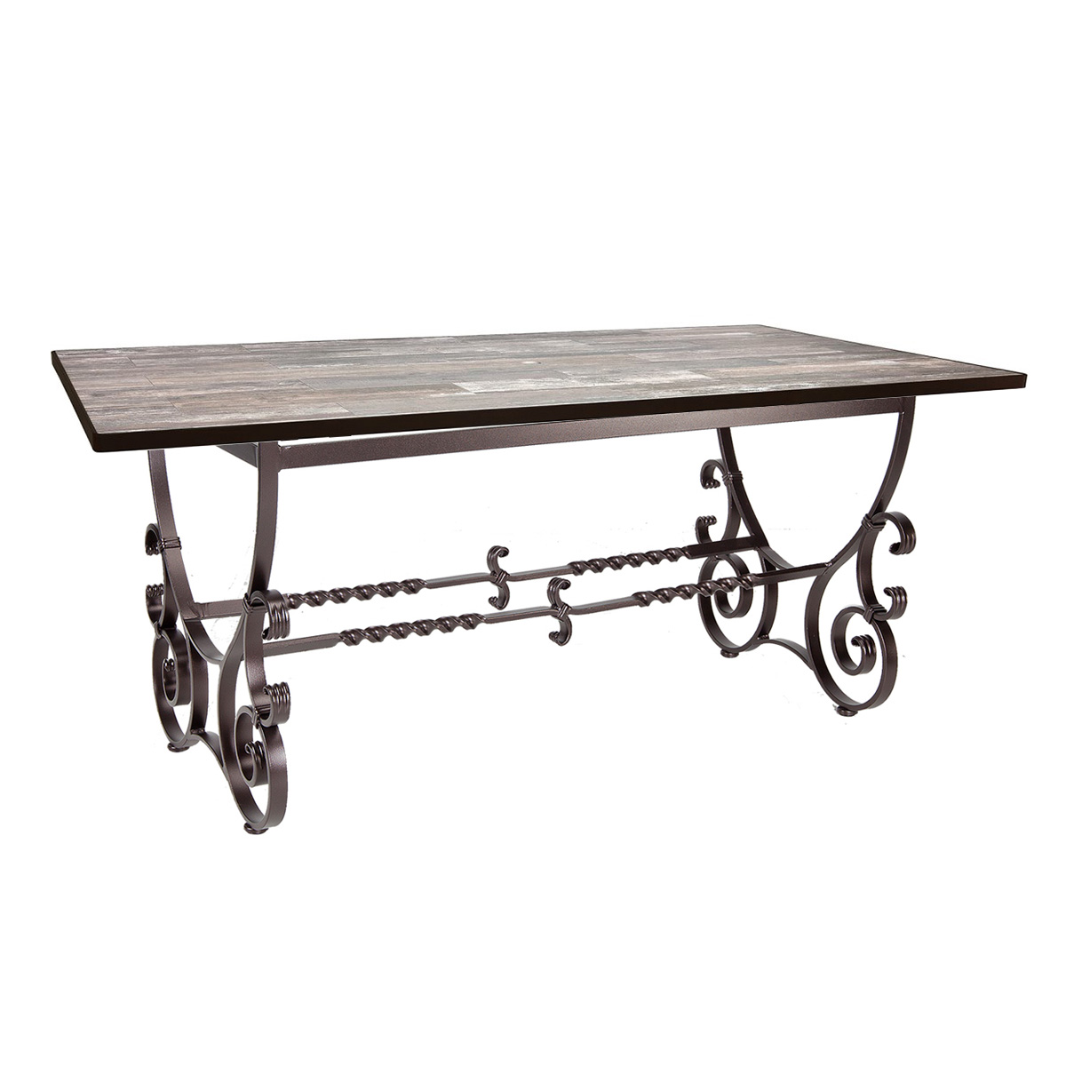 OW Lee 72" x 42" Rectangle Dining Table with San Cristobal Base - 6-DT07_4272RT