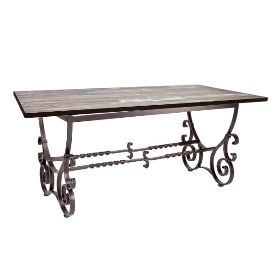 OW Lee 72" x 42" Rectangle Dining Table with San Cristobal Base - 6-DT07_4272RT
