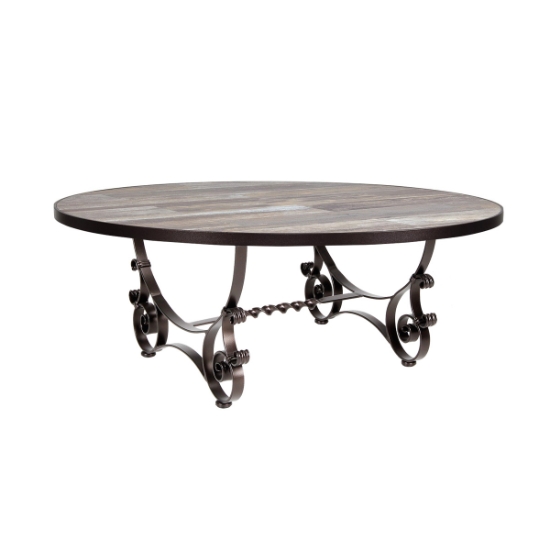 OW Lee 42" Round Coffee Table with San Cristobal Base - 6-OT03_42RD