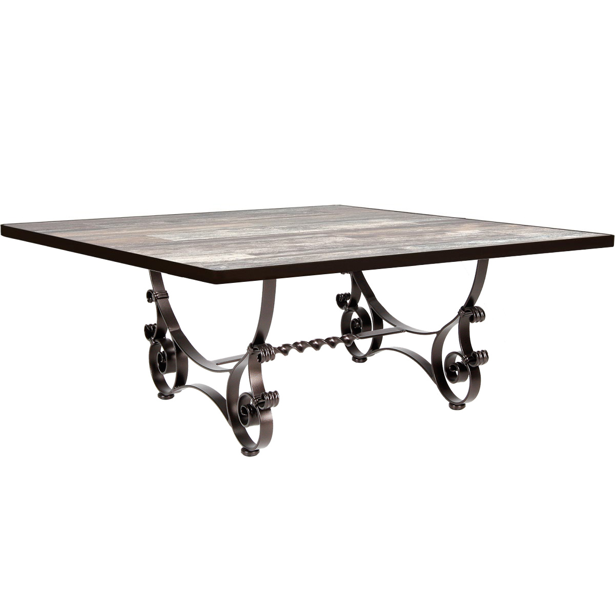 OW Lee 42" Square Coffee Table with San Cristobal Base - 6-OT03_42SQ
