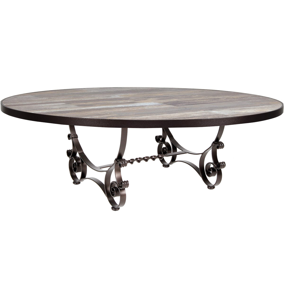 OW Lee 54" Round Coffee Table with San Cristobal Base - 6-OT03_54RD