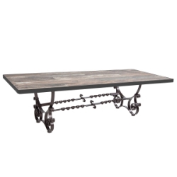 OW Lee 58" x 36" Rectangle Coffee Table with San Cristobal Base - 6-OT05_3658RT