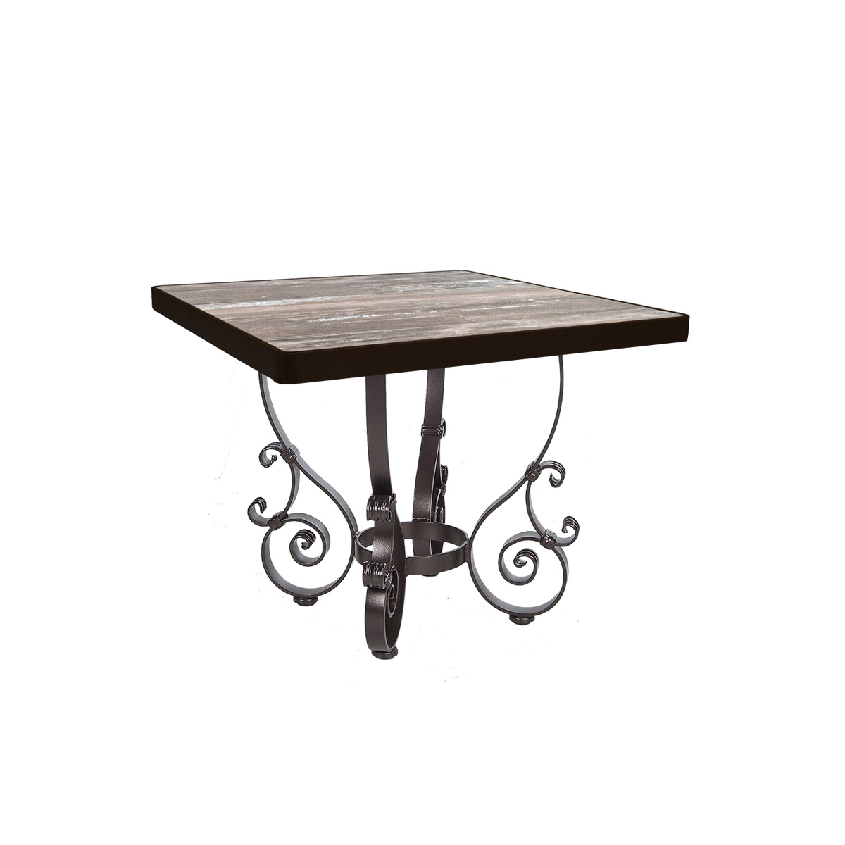 OW Lee 24" Square Side Table with San Cristobal Base - 6-ST01_24SQ