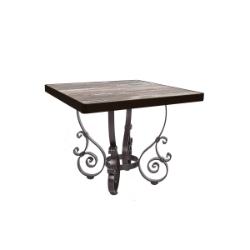 OW Lee 24" Square Side Table with San Cristobal Base - 6-ST01_24SQ