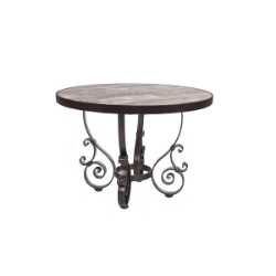 OW Lee 30" Round Side Table with San Cristobal  Base - 6-ST01_30RD