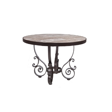 OW Lee 30" Round Side Table with San Cristobal  Base - 6-ST01_30RD
