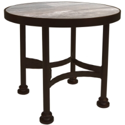 OW Lee 24" Round Side Table with Classico  Base - 9-ST01_24RD