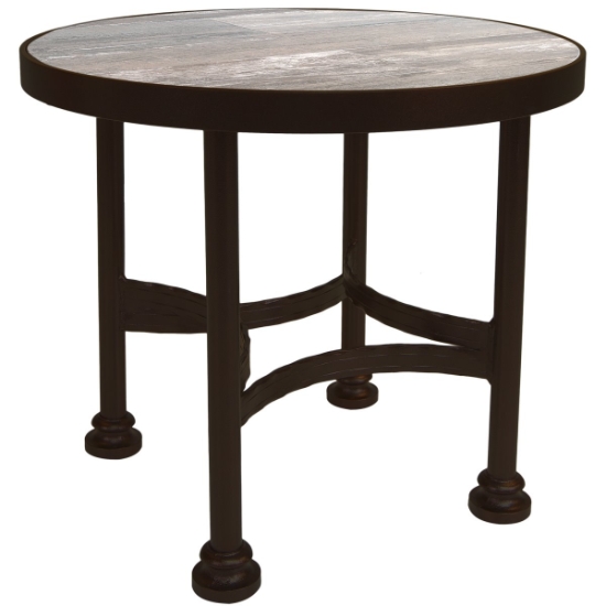 OW Lee 24" Round Side Table with Classico  Base - 9-ST01_24RD