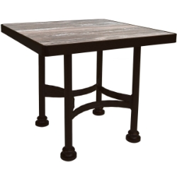 OW Lee 24" Square Side Table with Classico Base - 9-ST01_24SQ