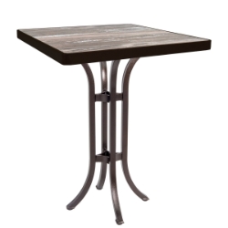 OW Lee 24" Square Counter Height Table with Standard Aluminum Base - AT-CT01_24SQ