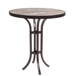 OW Lee 30" Round Counter Height Table with Standard Aluminum Base - AT-CT01_30RD
