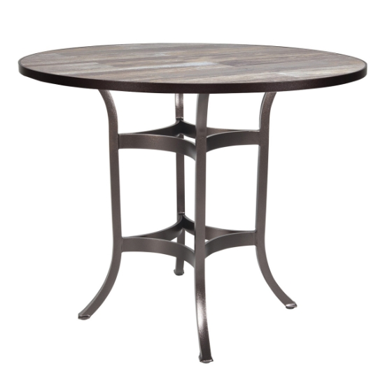 OW Lee 42" Round Counter Height Table with Standard Aluminum Base - AT-CT03_42RD