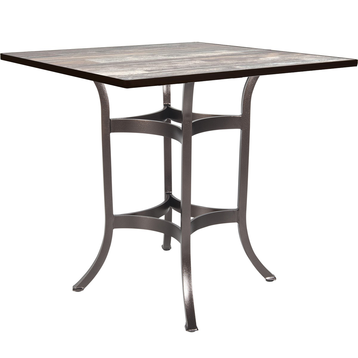 OW Lee 42" Square Counter Height Table with Standard Aluminum Base - AT-CT03_42SQ