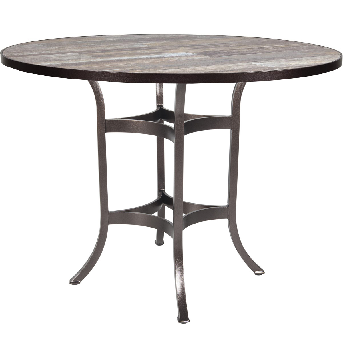 OW Lee 54" Round Counter Height Table with Standard Aluminum Base - AT-CT03_54RD