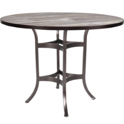 OW Lee 54" Round Counter Height Table with Standard Aluminum Base - AT-CT03_54RD
