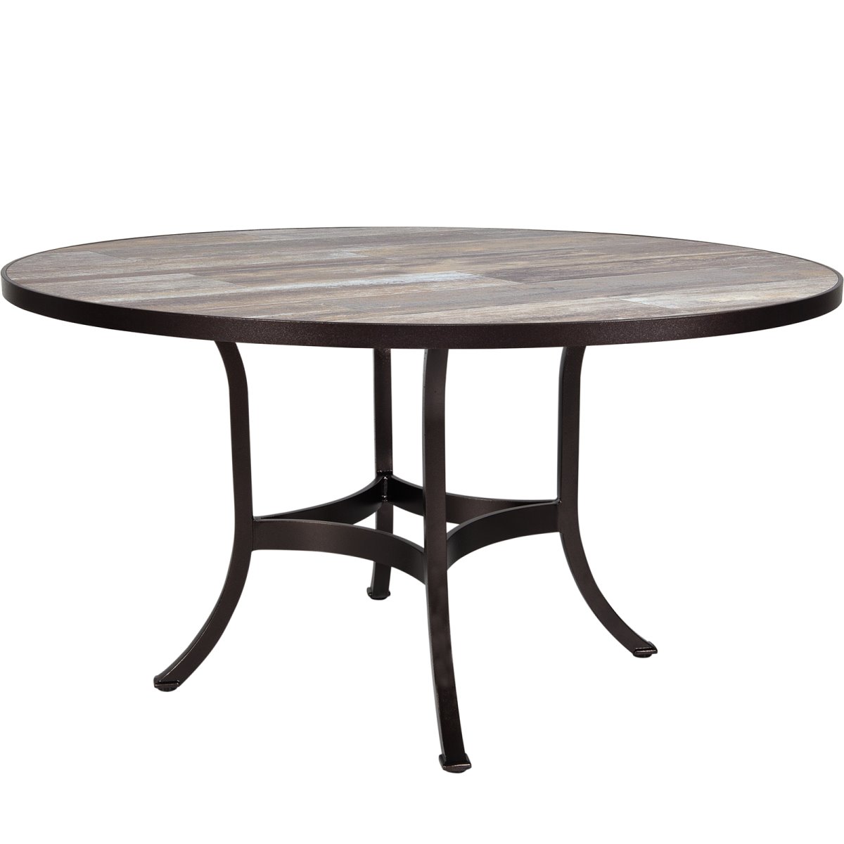 OW Lee 42" Round Dining Table with Standard Aluminum Base - AT-DT03_42RD