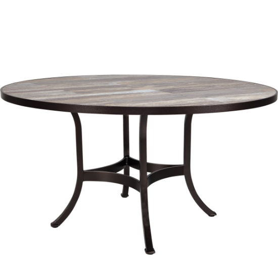 OW Lee 42" Round Dining Table with Standard Aluminum Base - AT-DT03_42RD