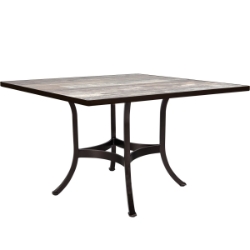 OW Lee 42" Square Dining Table with Standard Aluminum Base - AT-DT03_42SQ