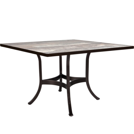 OW Lee 42" Square Dining Table with Standard Aluminum Base - AT-DT03_42SQ