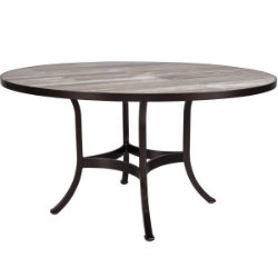 OW Lee 54" Round Dining Table with Standard Aluminum Base - AT-DT03_54RD