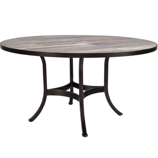 OW Lee 54" Round Dining Table with Standard Aluminum Base - AT-DT03_54RD