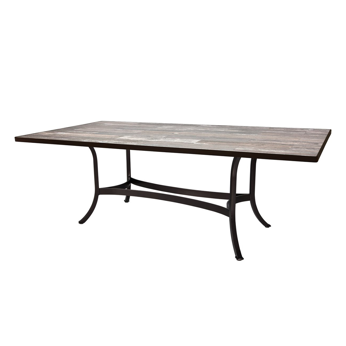 OW Lee 72" x 42" Rectangle Dining Table with Standard Aluminum Base - AT-DT07_4272RT