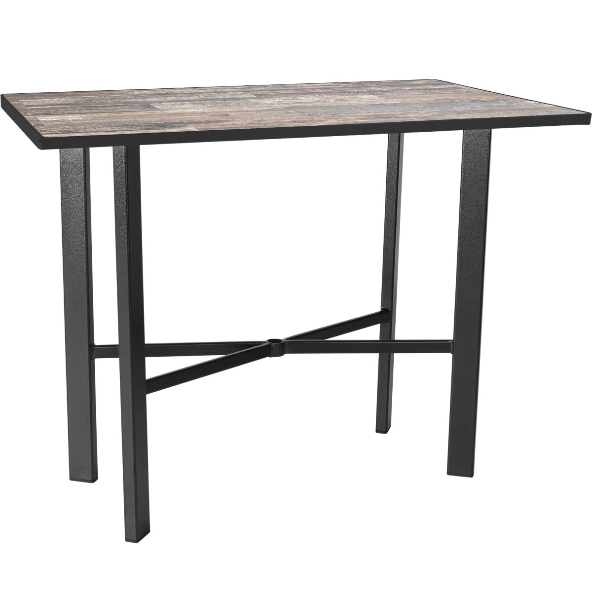 OW Lee 50" x 28" Rectangle Bar Height Table with Modern Aluminum Base - MA-BT05_2850RT