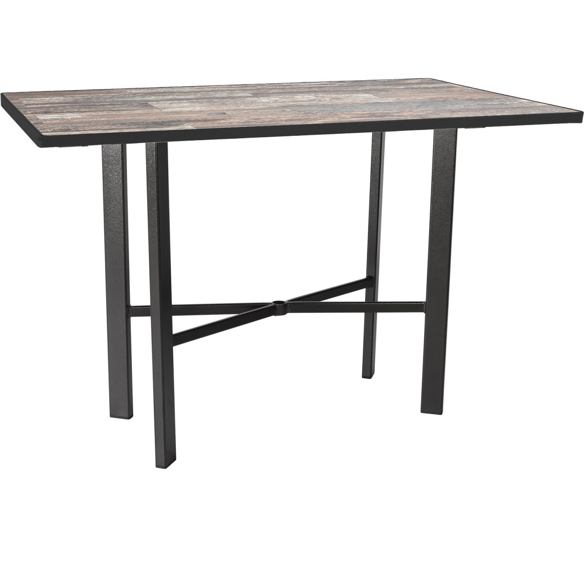 OW Lee 36" x 58" Rectangle Counter Height Table with Modern Aluminum Base - MA-CT05_3658RT
