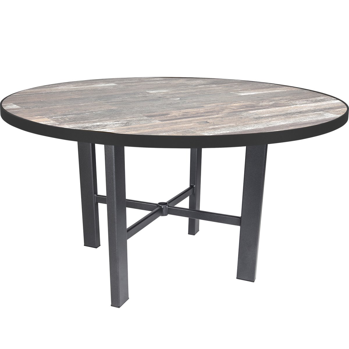 OW Lee 54" Round Dining Table with Modern Aluminum Base - MA-DT03_54RD