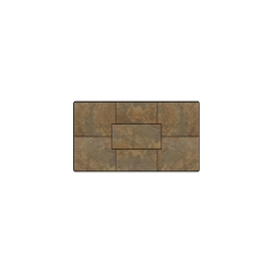 OW Lee Fresco Series 28 inch by 50 inch Porcelain Tile Top - P-2850RT