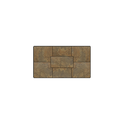OW Lee Fresco Series 28 inch by 50 inch Porcelain Tile Top - P-2850RT