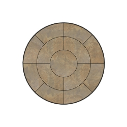 OW Lee Fresco Series 54 inch round Porcelain Tile Top - P-54