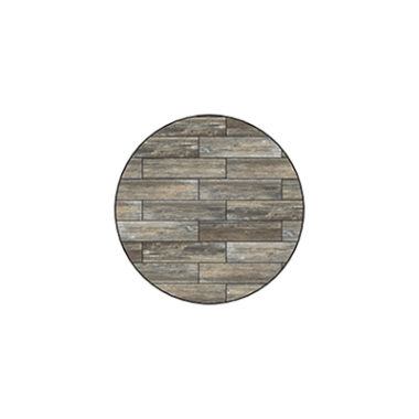 OW Lee Reclaimed Series 30 inch round Porcelain Tile Top - W-30