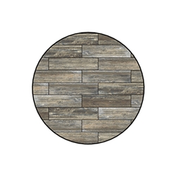 OW Lee Reclaimed Series 48 inch round Porcelain Tile Top - W-48