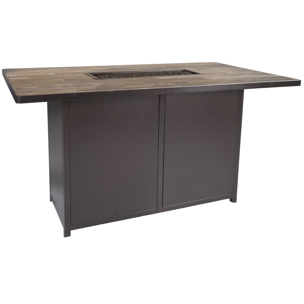 OW Lee Elba 72" x 42" Counter Height Fire Table