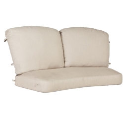 OW Lee Siena PlushComfort Crescent Love Seat Replacement Cushions - OW-62-2S