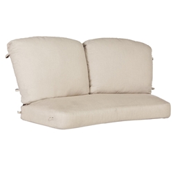 OW Lee Siena PlushComfort Crescent Love Seat Replacement Cushions - OW-62-2S
