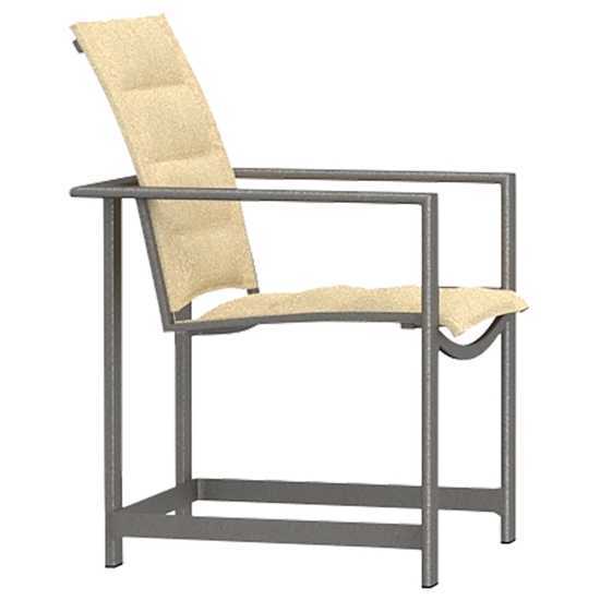 Studio Padded Sling Dining Arm Chairs
