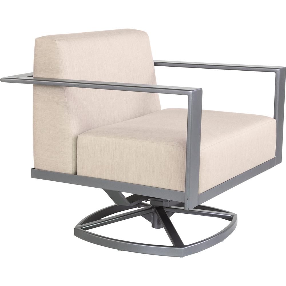 Deep Seating Aluminum Swivel Rocker