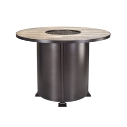 OW Lee OW Lee Vulsini 54" Rd Counter Height Aluminum Fire Pit - 5120-54RDK