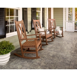 PolyWood Braxton Set of 3 Porch Rockers - PW-BRAXTON-SET1