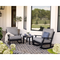 PolyWood Braxton Deep Seating Rocking Chair Set - PWS515-2