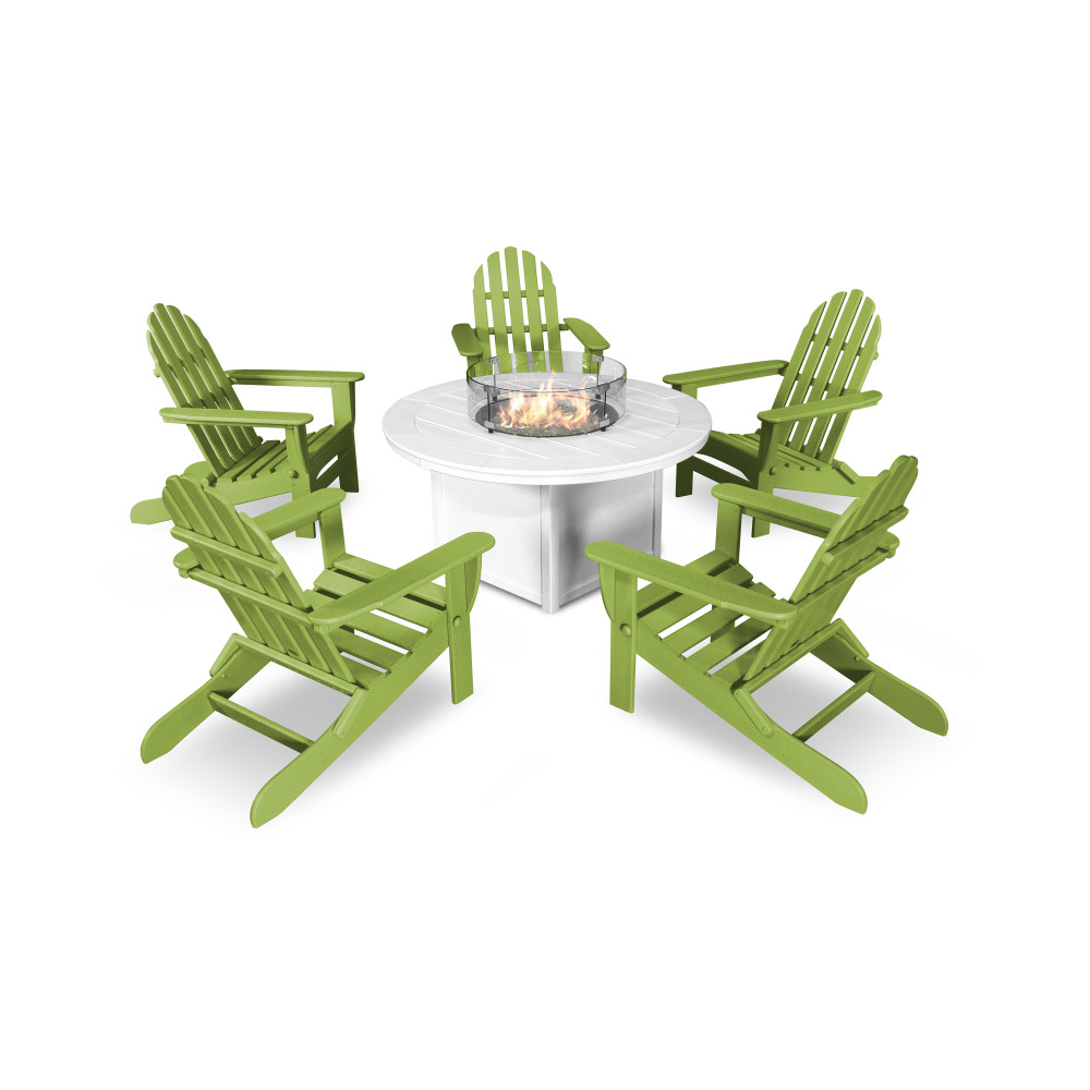 Lime with White Fire Table