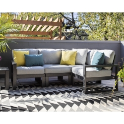 PolyWood Edge 4-Piece Modular Deep Seating Set - PWS521-2