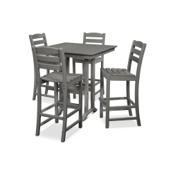 PolyWood La Casa Cafe Armless Bar Set - PWS435-1