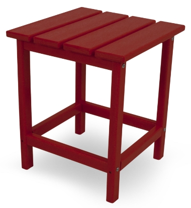 PolyWood Long Island 15 inch Square Side Table - ECT18