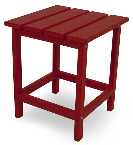 Long Island 15" Square Poly Side Table