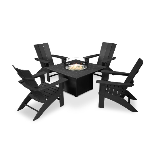 Modern Adirondack black frame